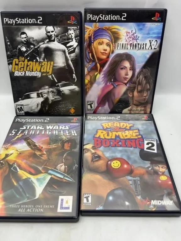 PS2 Game Lot Getaway, FFX-2, Starfighter, Ready 2
