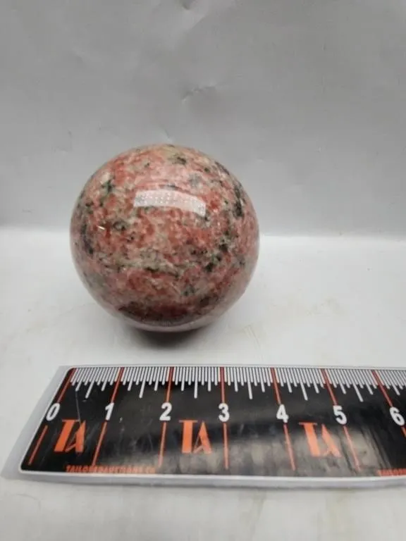 Polished Stone Sphere Decor
