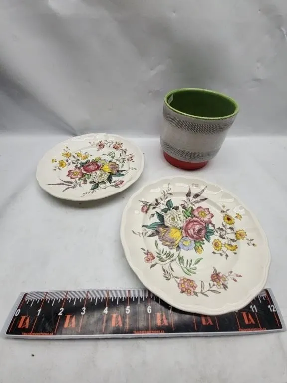 Copeland Gainsborough Plates with Studio Cup