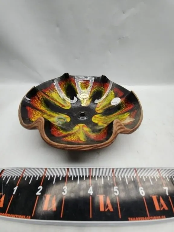 GIO USA Drip Glaze Ceramic Ashtray