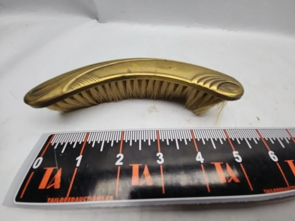 Vintage Brass Handle Clothes Brush