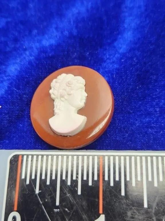 Cameo like Brooch Pin