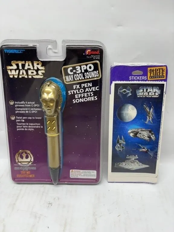 Star Wars C-3PO FX Pen & Stickers Set