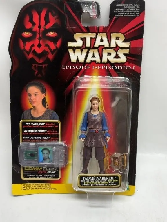 Star Wars Episode I Padme Naberrie Figure CommTech