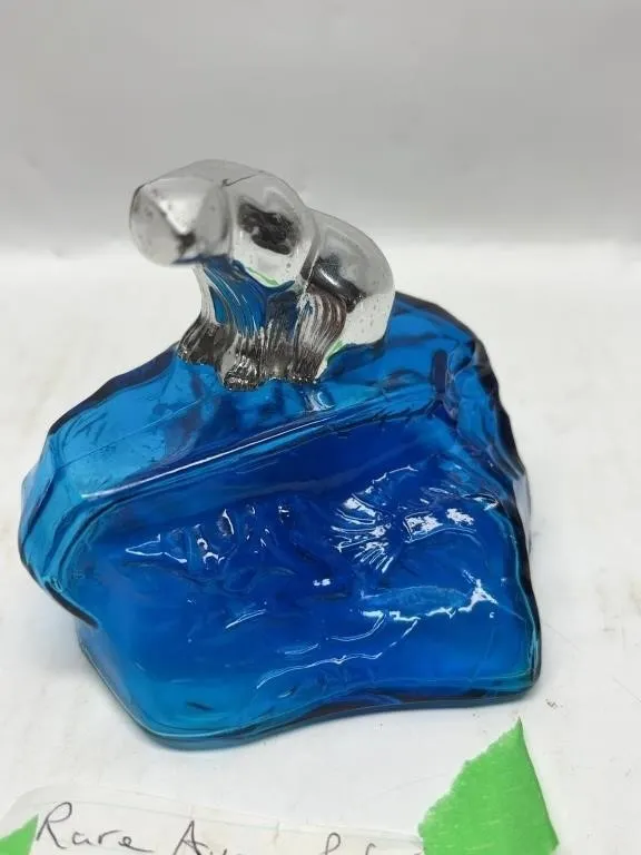 Rare Avon Polor Arctic King Cologne Bottle 4in