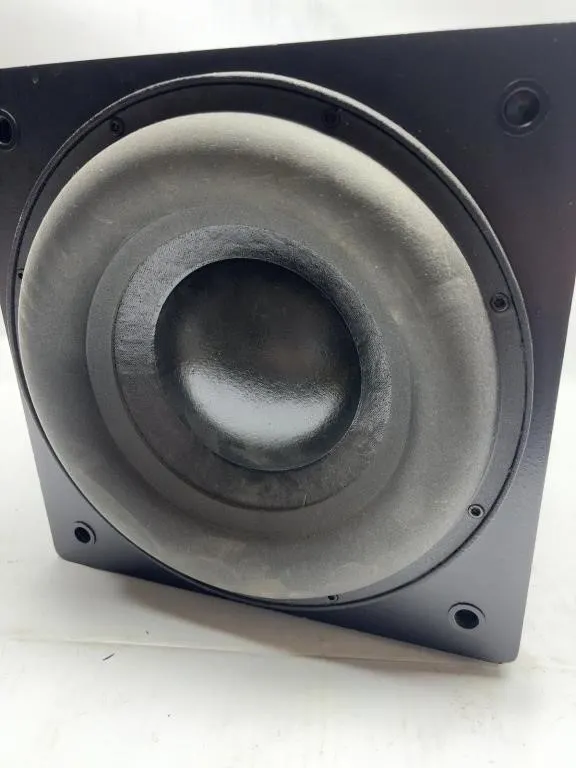 Black Speaker Cabinet with Subwoofer Driver