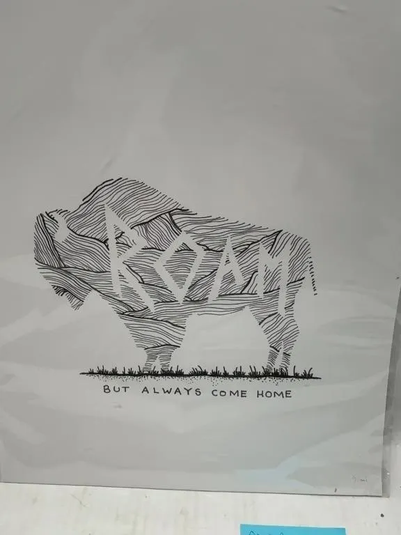 Roam Buffalo Print by Dimi, Limited Edition