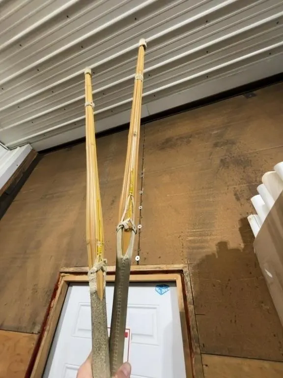 Vintage Wooden Recurve Bow Set (2)