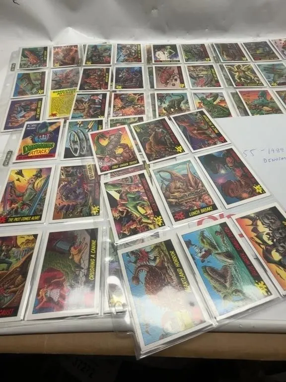 1988 Topps Dinosaurs Attack Card Lot
