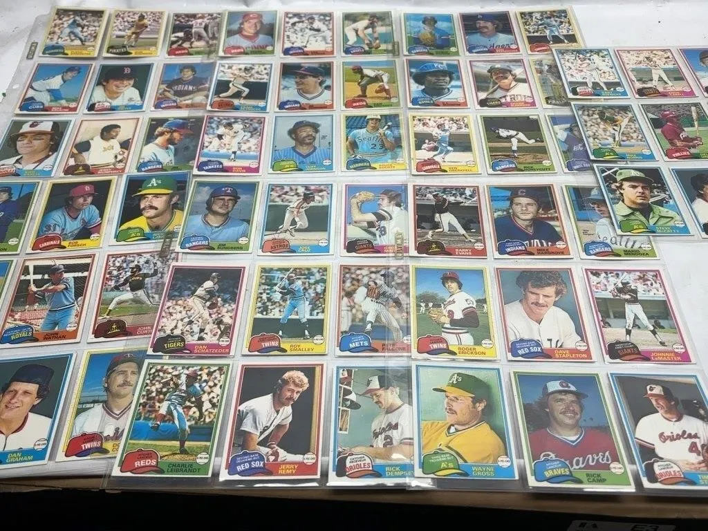 1981 O-Pee-Chee Baseball Card Lot