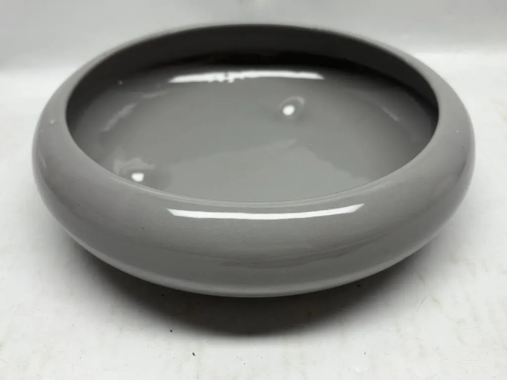Gray Ceramic Bowl, Made in Brazil