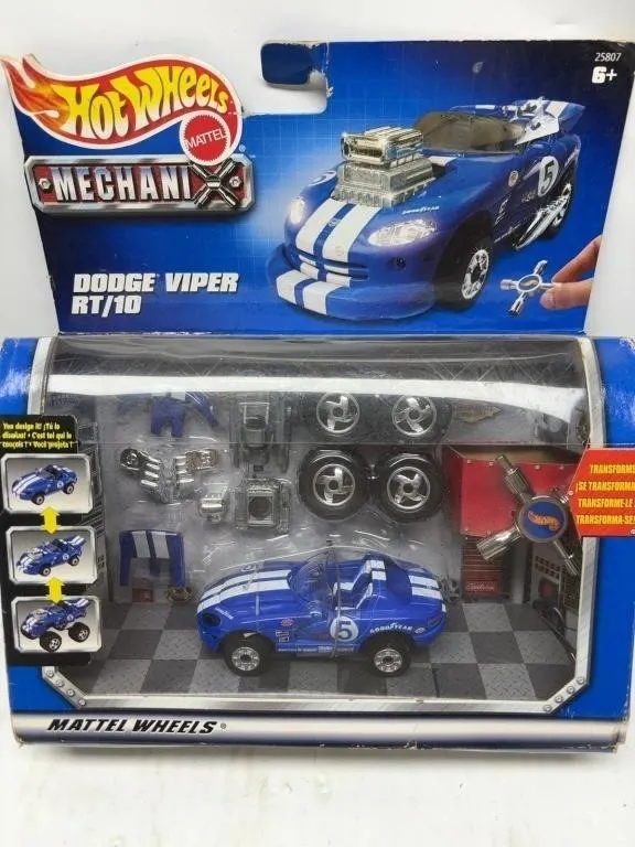 Hot Wheels Mechanix Dodge Viper RT 10 Model Kit