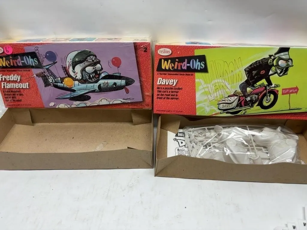 Testors Weird-Ohs Model Kits Freddy Flameout &