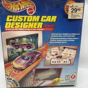 Hot Wheels Custom Car Designer CD-ROM