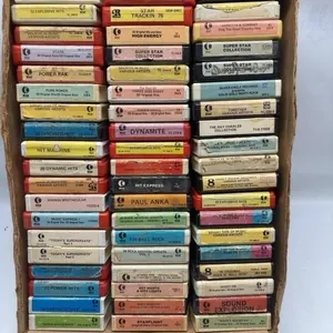 Large Lot of Vintage K-tel 8-Track Tapes