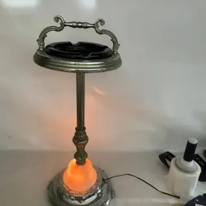 Vintage Smoking Stand Ashtray with Glowing Base