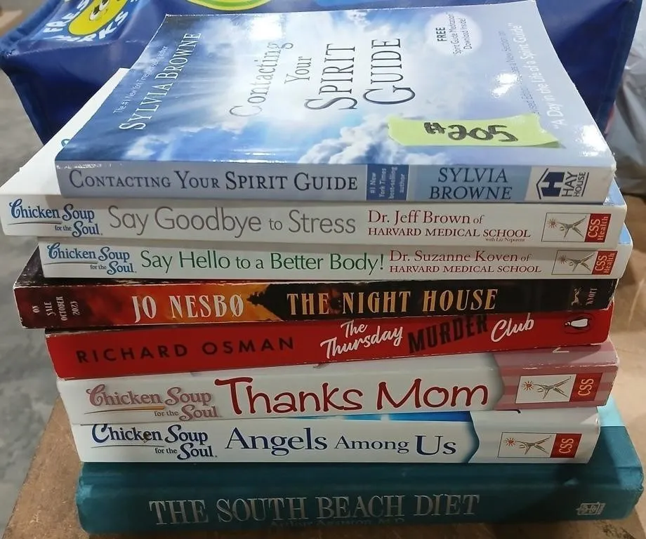8 Books. Chicken soup for the soul & novels