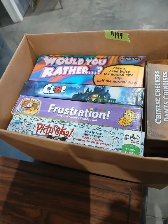 Box w/ 5 Games