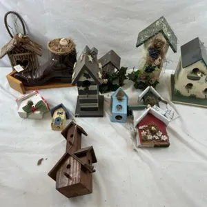 Decorative Birdhouse Collection (Lot of 12)