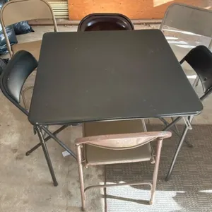 Folding Table & 6 Chairs Set