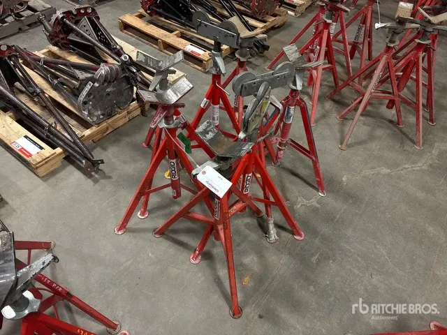 Quantity of (8) Ridgid Pipe Stand