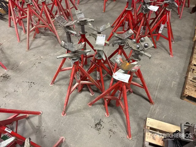 Quantity of (8) Ridgid Pipe Stand