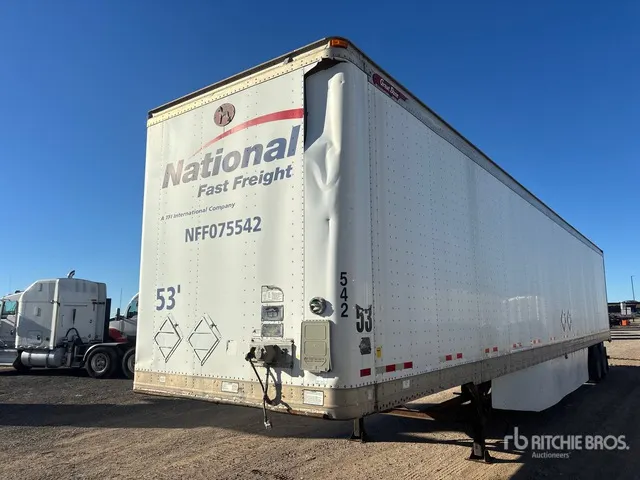 2012 Great Dane 53 ft x 102 in T/A Van Trailer