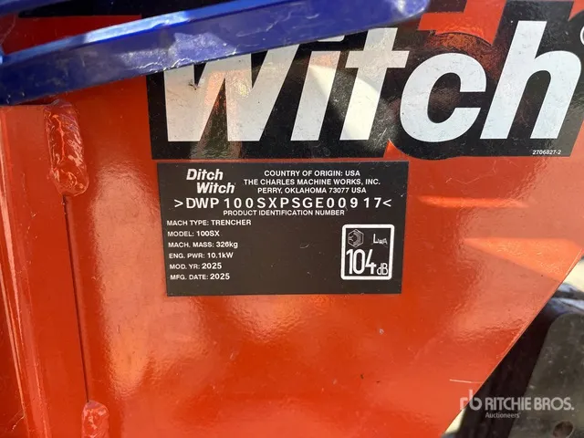 Ditch Witch 100SX Cable Plow