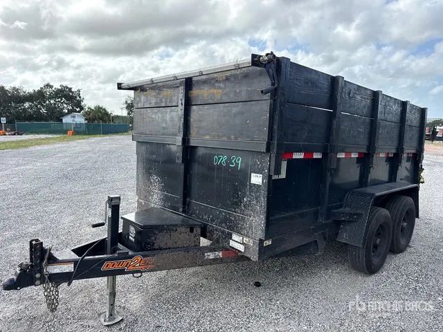 2024 Down 2 Earth T/A Gooseneck Dump Utility Trailer
