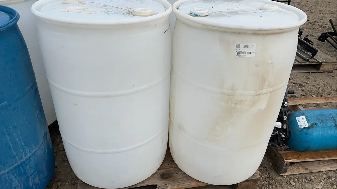 4 - 55 Gallon Drums