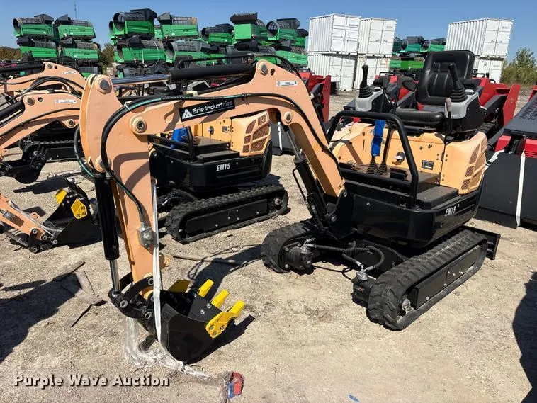 2024 Erie EM15 mini excavator