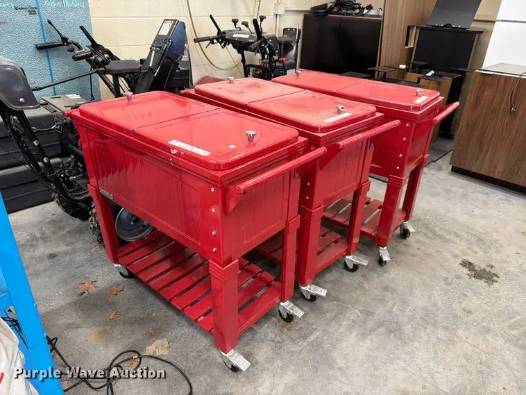 (3) Permasteel roller coolers