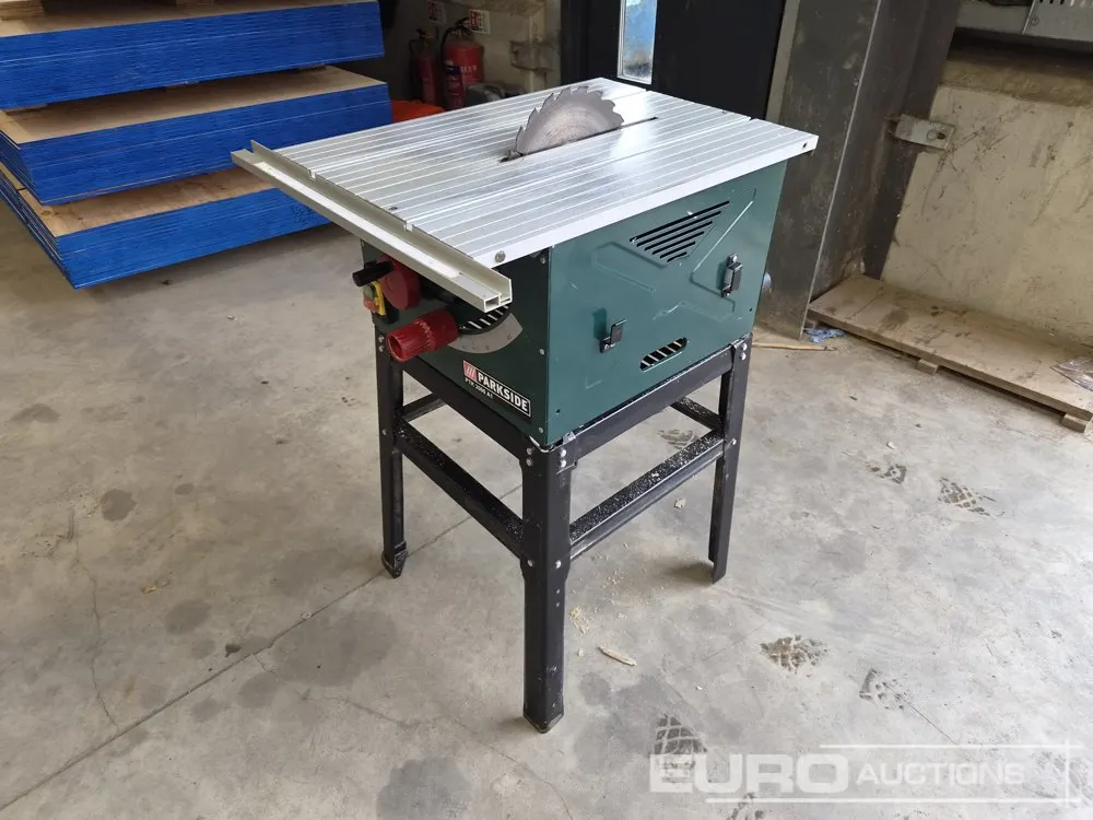 Parkside Bench Table Circular Saw with Feet, Steel Frame, 2000W Motor