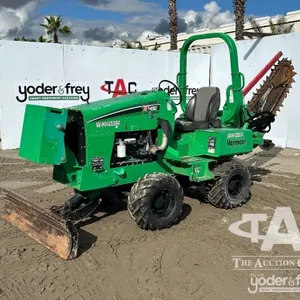 2019 VERMEER RTX450 TRENCHER, Deutz diesel, front counter weights, backfill blade, 4x4, 6' trencher, 1,590 hours indicated. s/n:1VR4202U9K1005092 