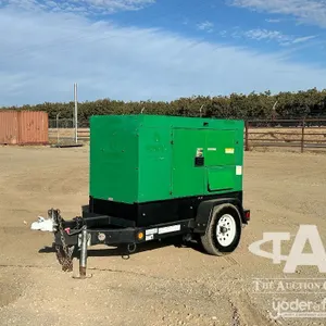 2016 MULTIQUIP DCA25SSIU4F GENERATOR, 20kw, Isuzu diesel, portable, 1,789 hours indicated. s/n:7153348; Trailer s/n:4GNBG0916GB043858 --(LOCATED IN MA