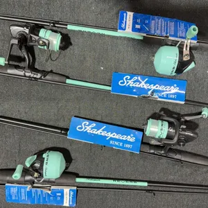 4 Shakespeare Catch More Fish Fishing Rod and Reel Combos With Tags