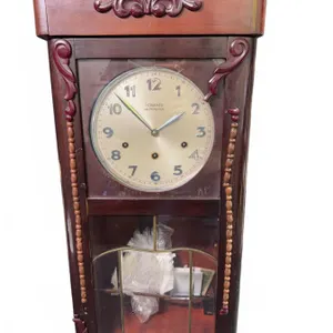 Horamex La Princesa Wall Clock With Wooden Case And Glass Door