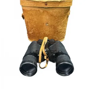 H.B. 7x50 Binoculars Coated Lens With Leather Case, Field 7.1°, No. 65315