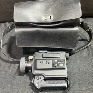 Minolta XL-Sound 64 Super 8 Movie Camera With Fuji Type Case and Accessories
