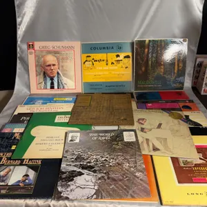 Classical Vinyl Records Lot, Includes Grieg, Schumann, Debussy, Ravel, Beethoven