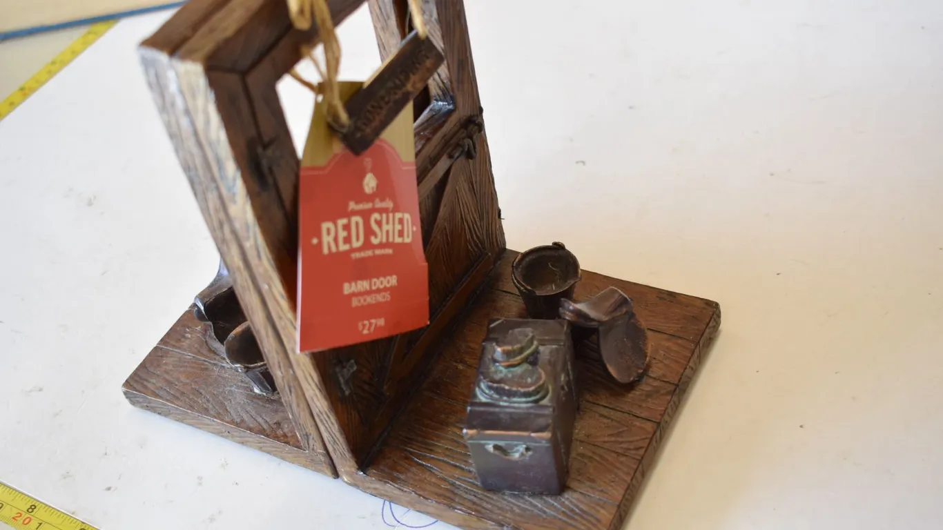 NOS Barn Door Bookends
