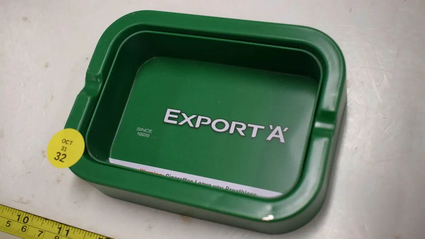 NOS Export ‘A’ Cigarettes Metal Ashtray