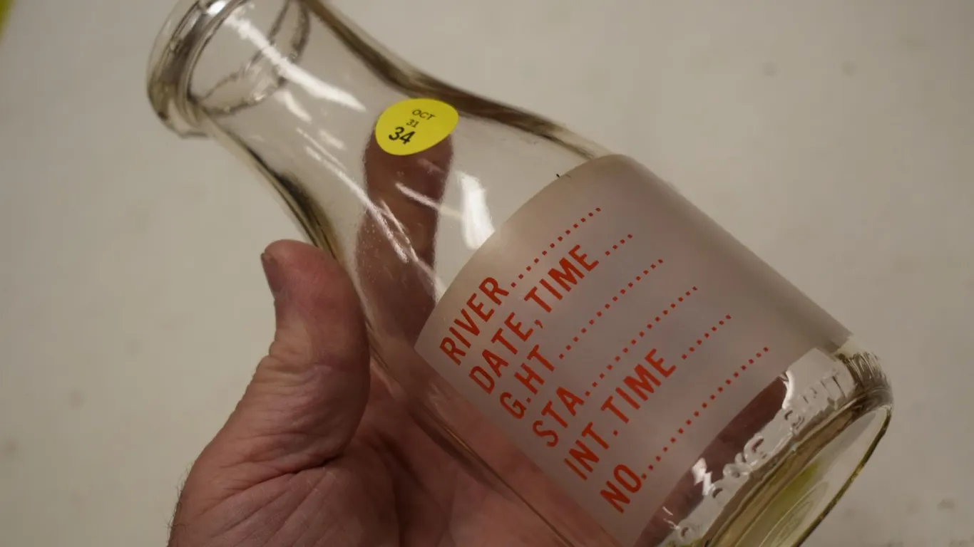 Surveys of Canada River Water Test Bottle