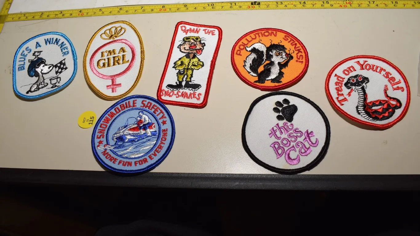 1970s NOS Snowmobile Crests