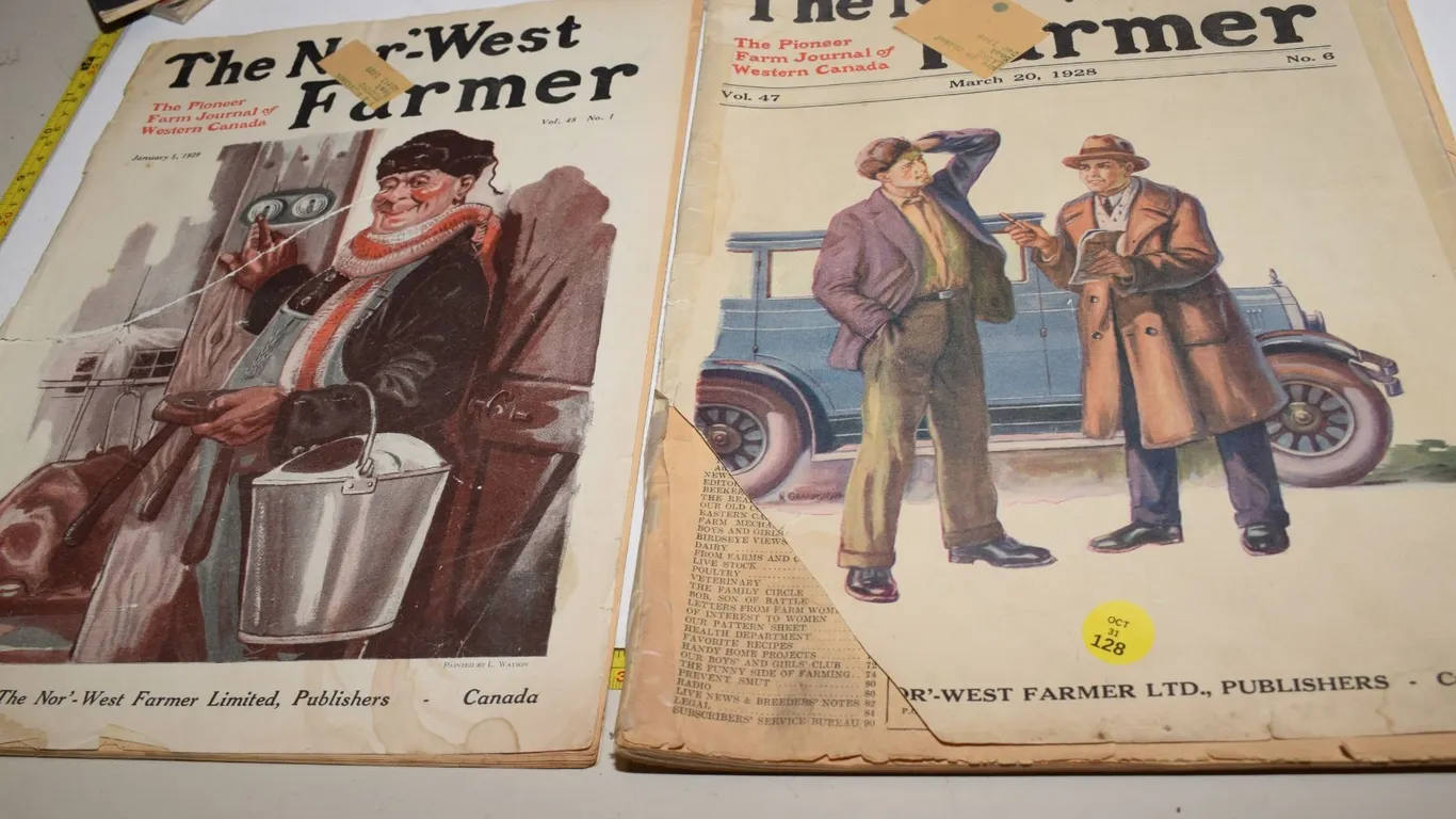 1928 & 1929 Nor-West Farmer Magazines – As Shown