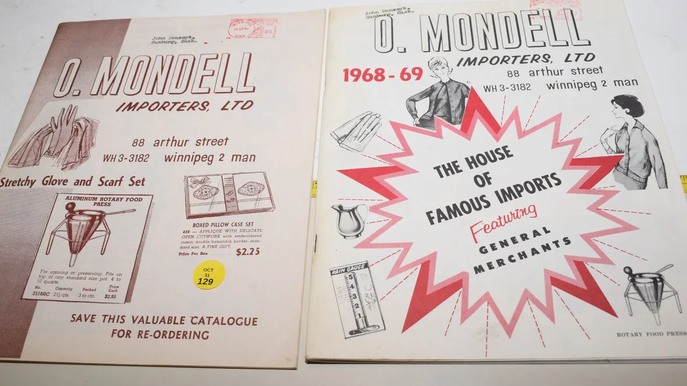 1960’s Vintage Wholesale Importers Catalogues – Winnipeg
