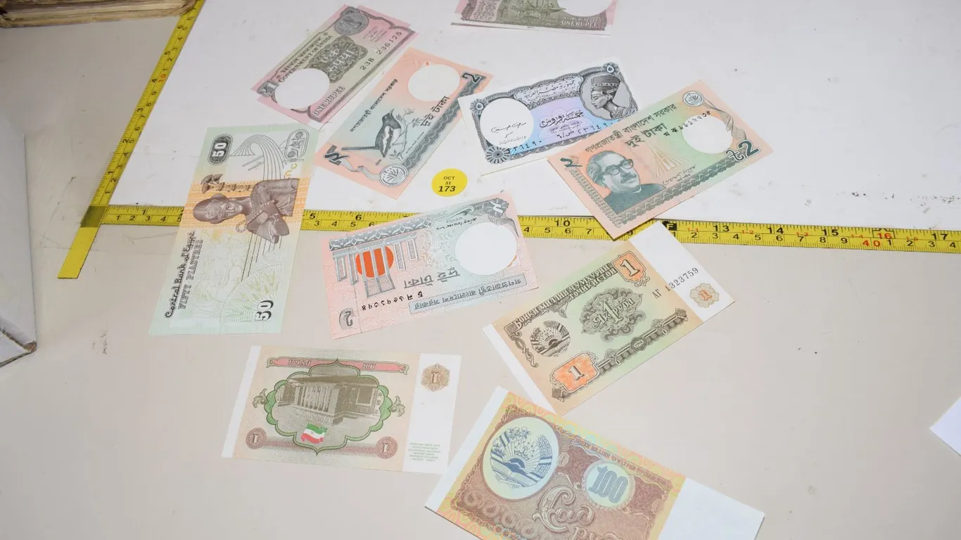 Assorted Foreign Banknotes