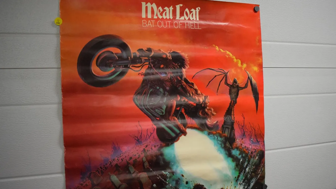 Original 1977 Meatloaf Poster