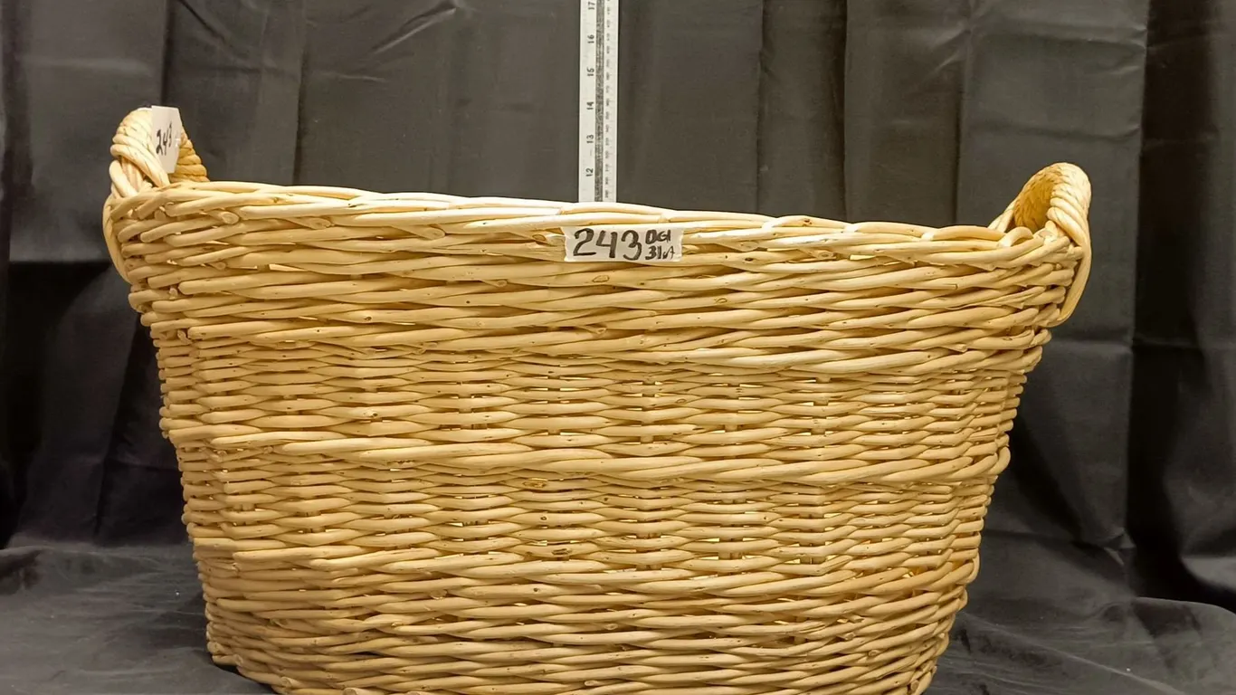 Hand Made Hutterite Willow Basket
