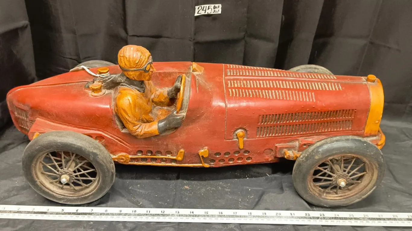 Large Vintage 1970’s Race Car for Display
